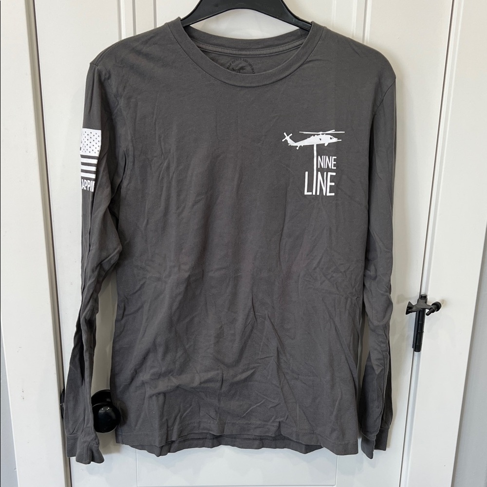 Nine Line Apparel Women's Gray Long Sleeve Tee